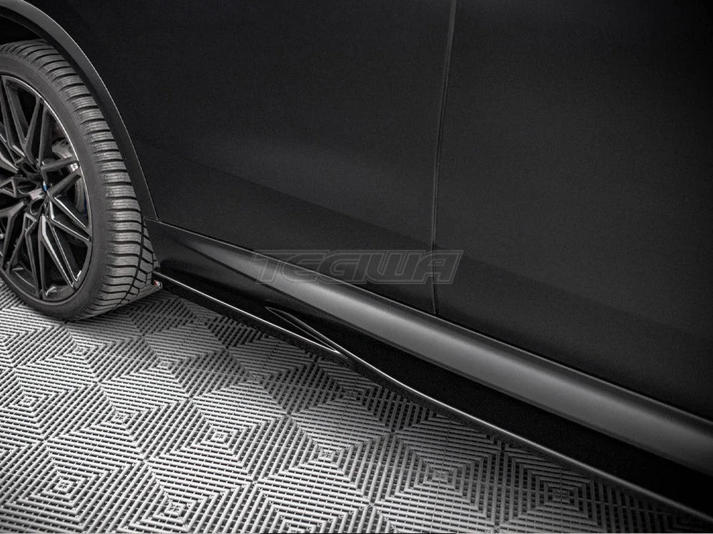 Maxton Design Side Skirts Diffusers BMW X5M F95 2018-