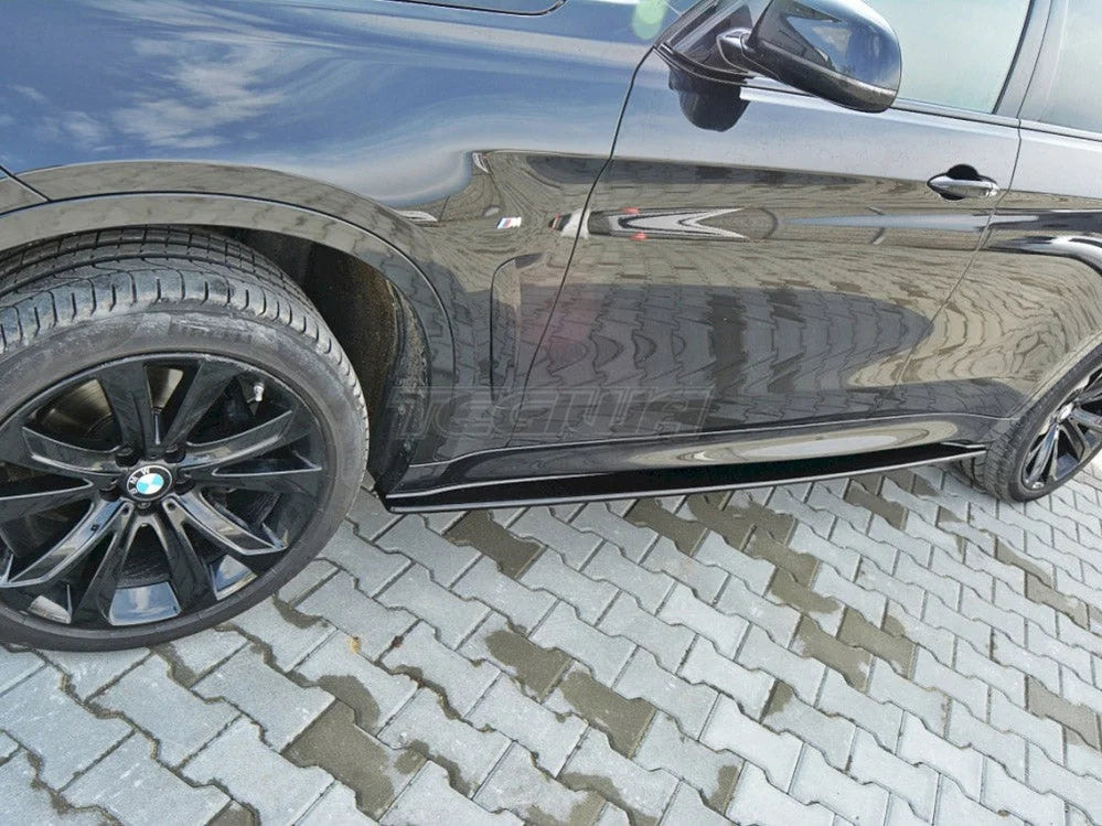 Maxton Design Side Skirts Diffusers BMW X6 F16 M SPORT 2014-19