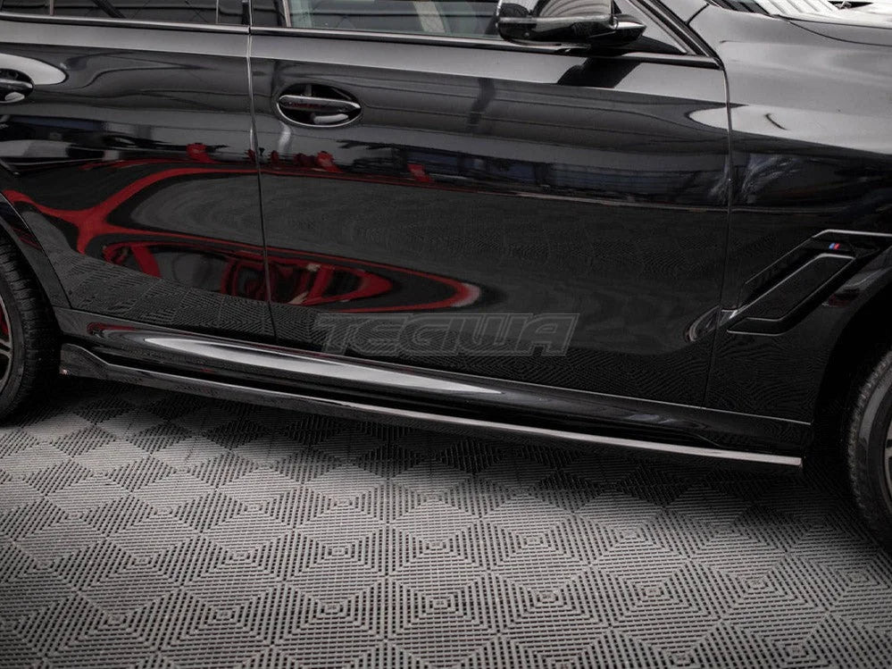 Maxton Design Side Skirts Diffusers BMW X6 M-Pack G06