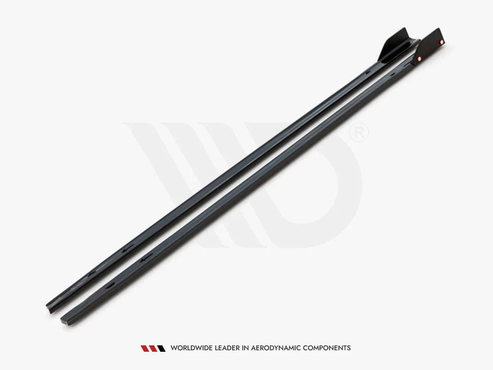 Maxton Design Side Skirts Diffusers +flaps V2 Volkswagen Golf 8 GTI GTI Clubsport R-line 20-