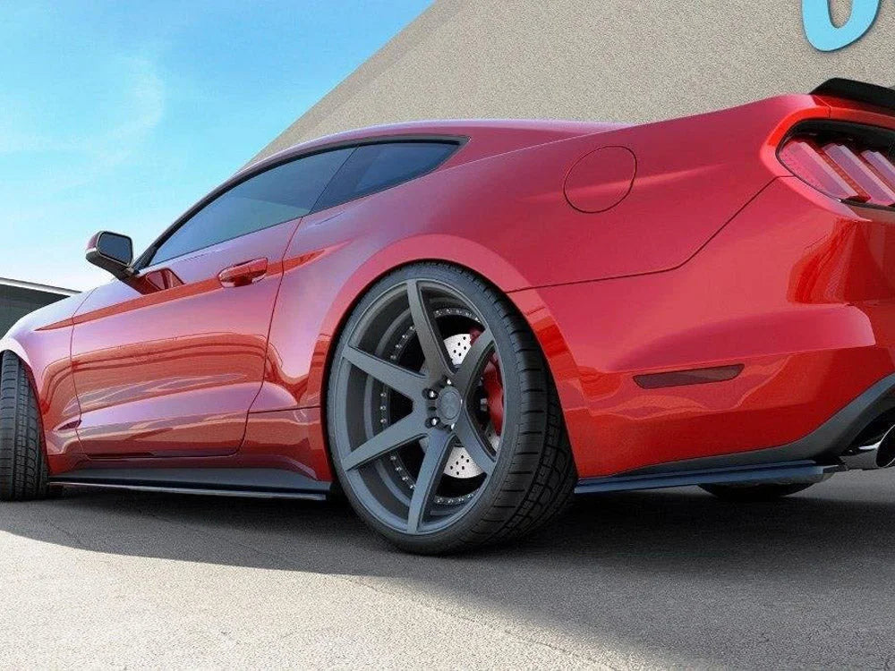 Maxton Design Side Skirts Diffusers Ford Mustang MK6 2014-17