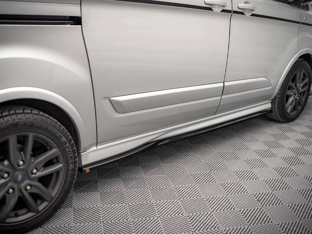 Maxton Design Side Skirts Diffusers Ford Transit Custom ST-Line Mk1 Facelift