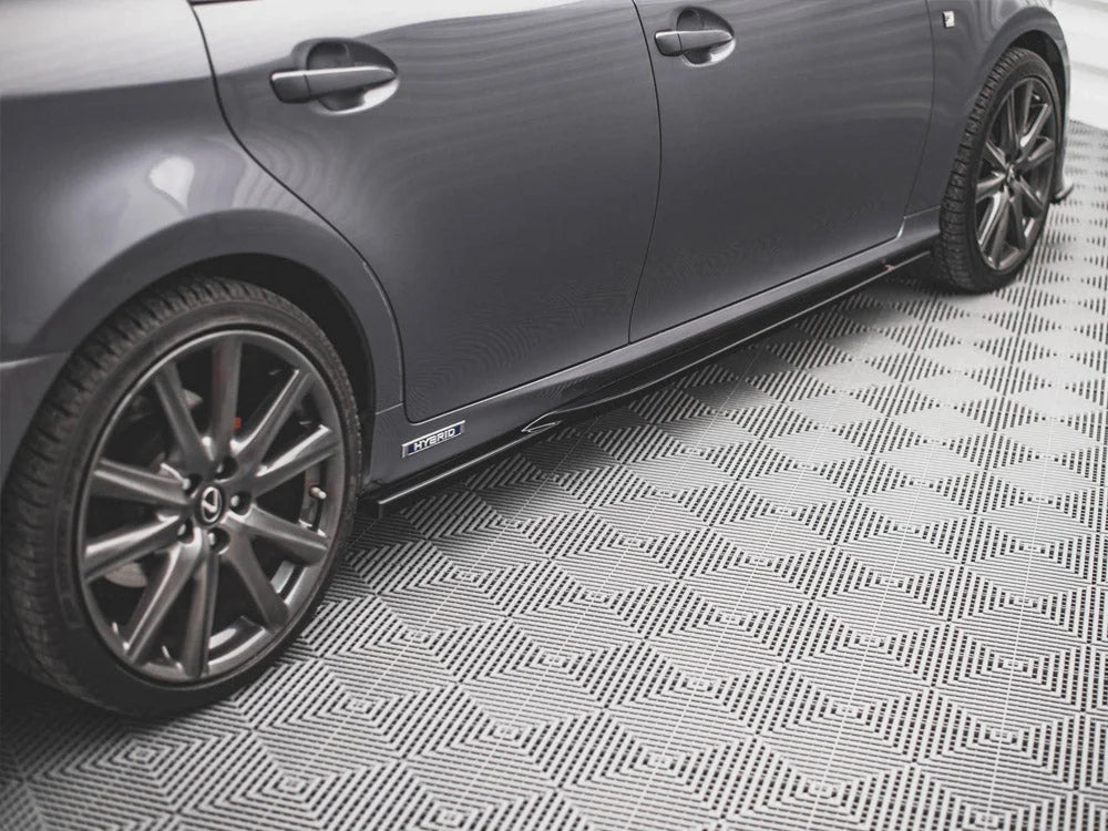 Maxton Design Side Skirts Diffusers Lexus GS F Sport MK4 L10 15-20