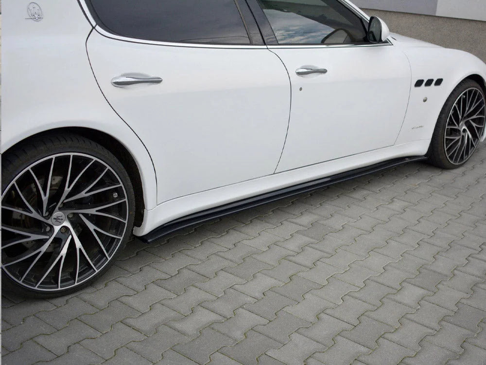 Maxton Design Side Skirts Diffusers Maserati Quattroporte MK5 Facelift 09-12
