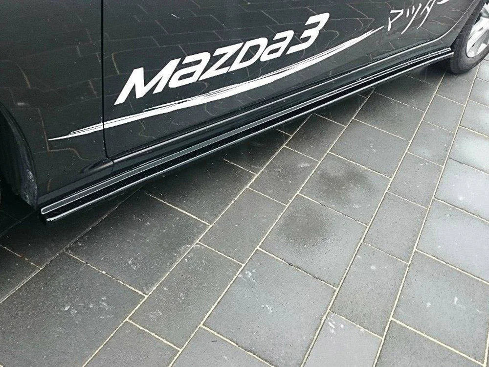 Maxton Design Side Skirts Diffusers Mazda 3 MK3 Facelift 2017-UP