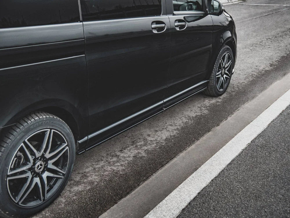 Maxton Design Side Skirts Diffusers Mercedes-benz V-class Amg-line W447 Facelift 2019-