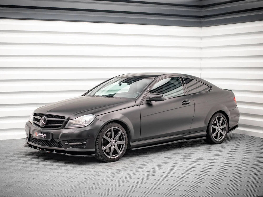 Maxton Design Side Skirts Diffusers Mercedes C Coupe AMG-Line C204