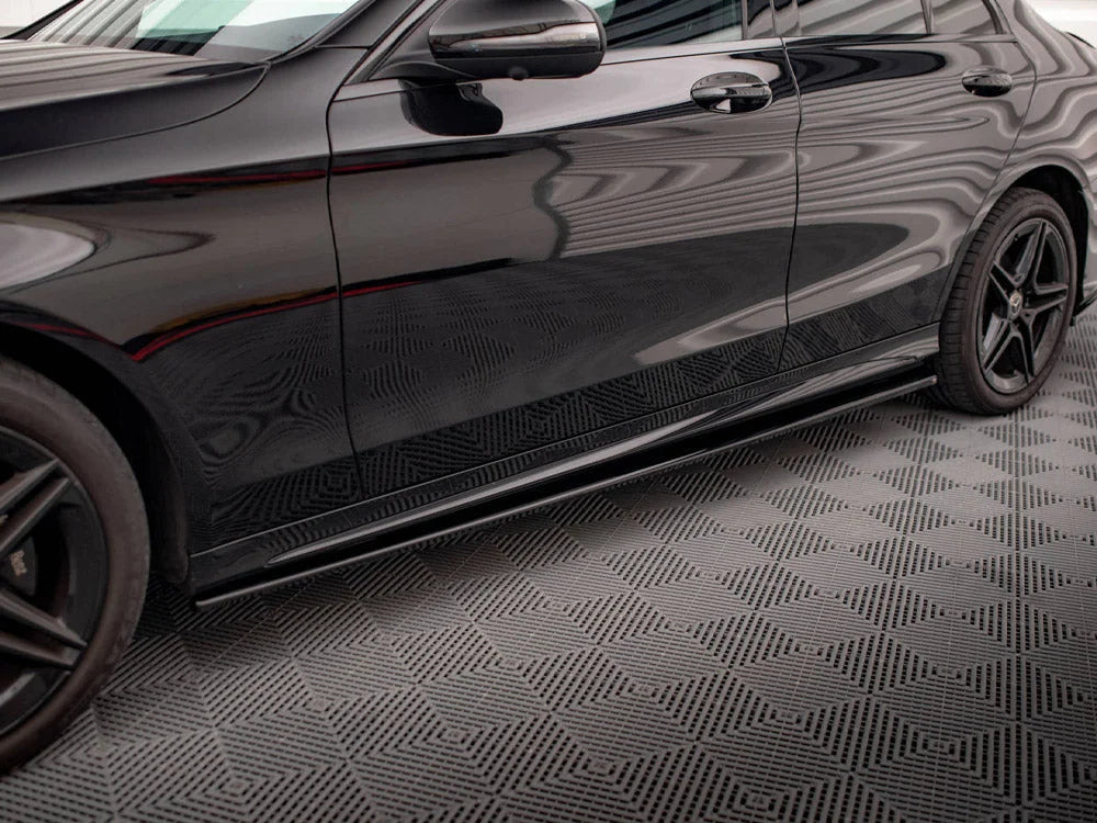 Maxton Design Side Skirts Diffusers Mercedes C43 C AMG Line Sedan W205 Facelift