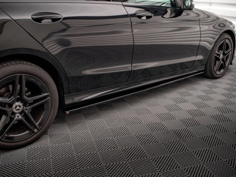 Maxton Design Side Skirts Diffusers Mercedes C43 C AMG Line Sedan W205 Facelift