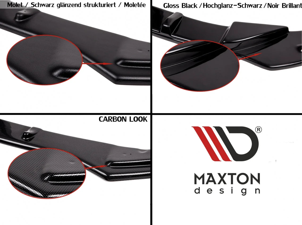 Maxton Design Side Skirts Diffusers Mercedes CLS C218 Standard 11-14
