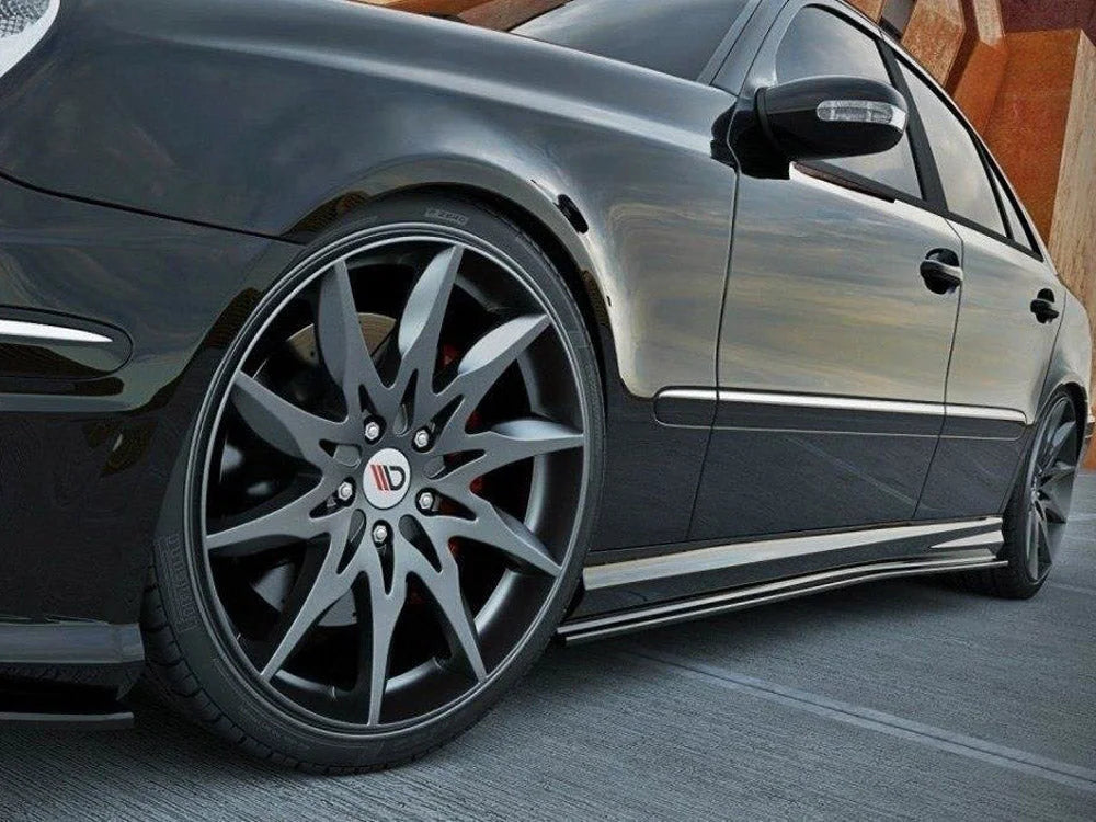Maxton Design Side Skirts Diffusers Mercedes E-class W211 AMG