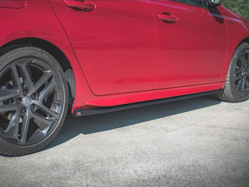 Maxton Design Side Skirts Diffusers Peugeot 308 GT MK2 Facelift 2017-