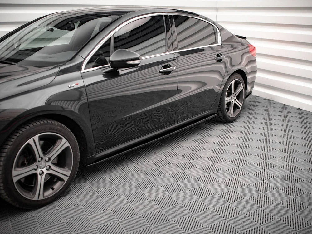 Maxton Design Side Skirts Diffusers Peugeot 508 GT MK1 Facelift 14-18