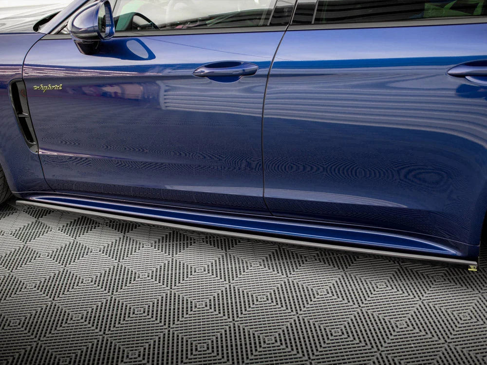 Maxton Design Side Skirts Diffusers Porsche Panamera E-Hybrid 971 Facelift