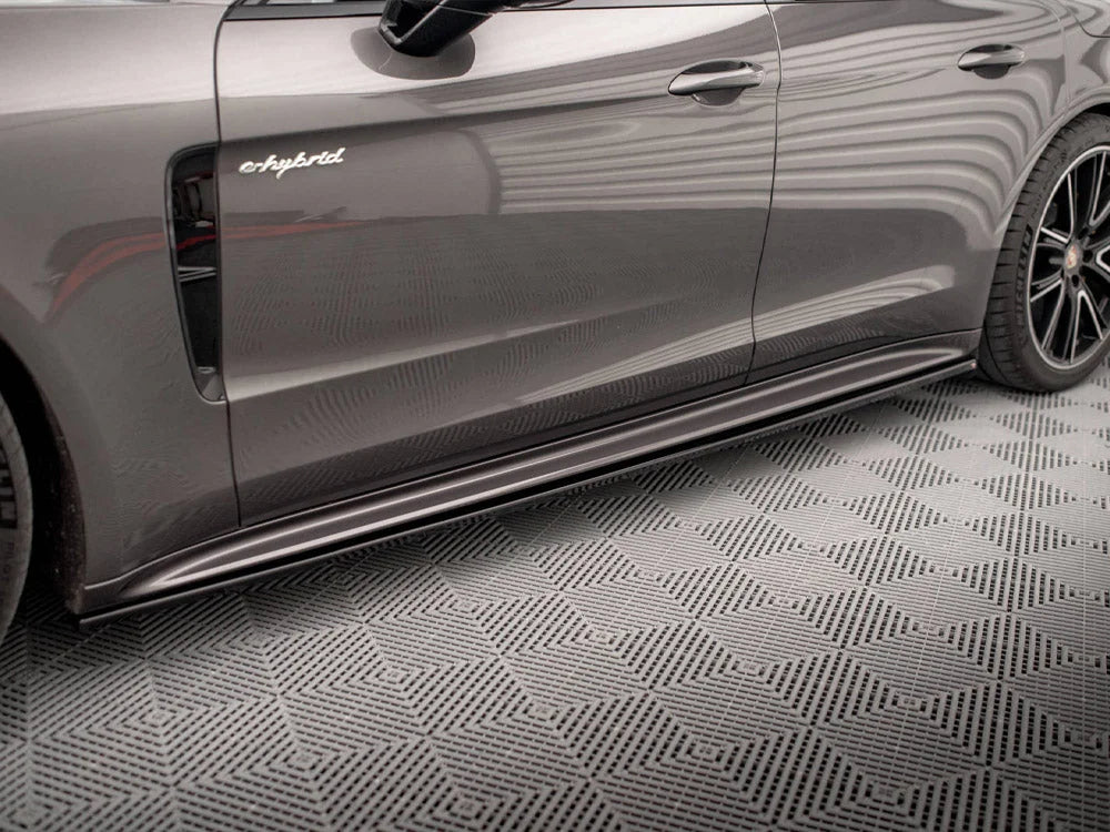 Maxton Design Side Skirts Diffusers Porsche Panamera E-Hybrid 971