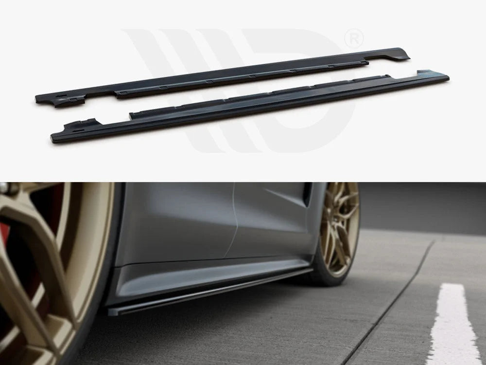 Maxton Design Side Skirts Diffusers Porsche Panamera GTS 971 2019-