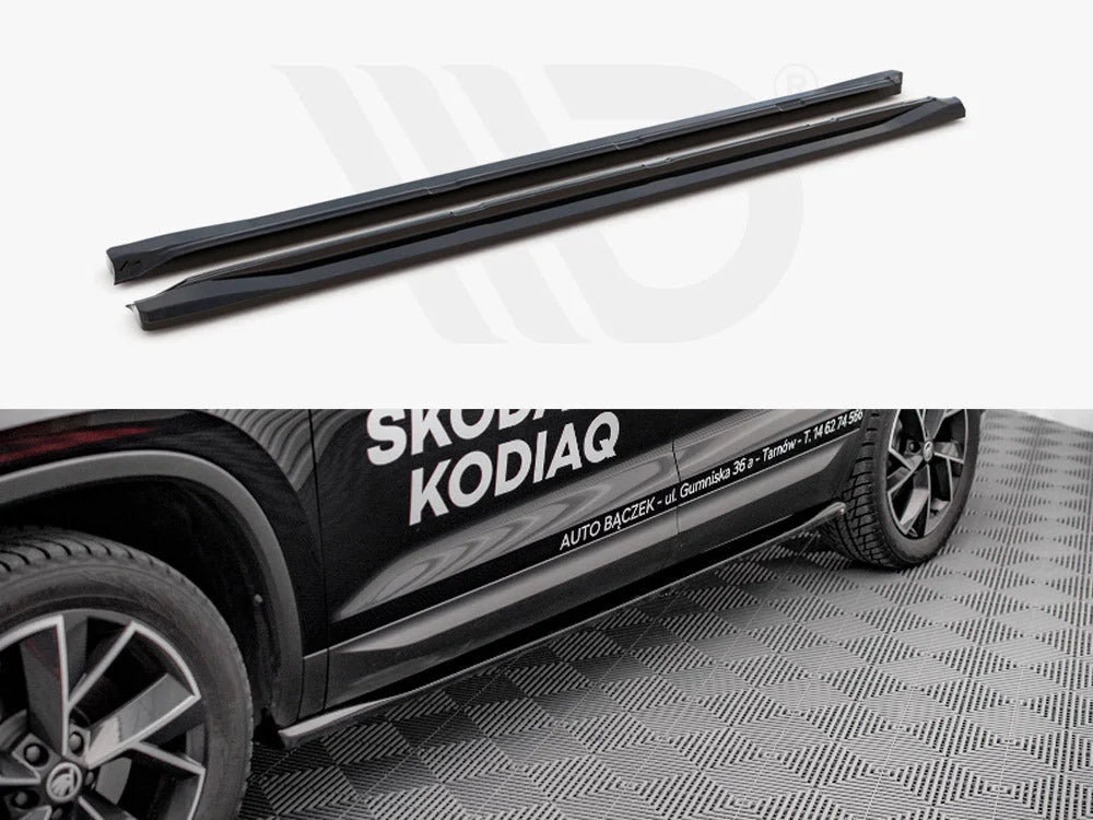 Maxton Design Side Skirts Diffusers Skoda Kodiaq MK1 Facelift 2021-