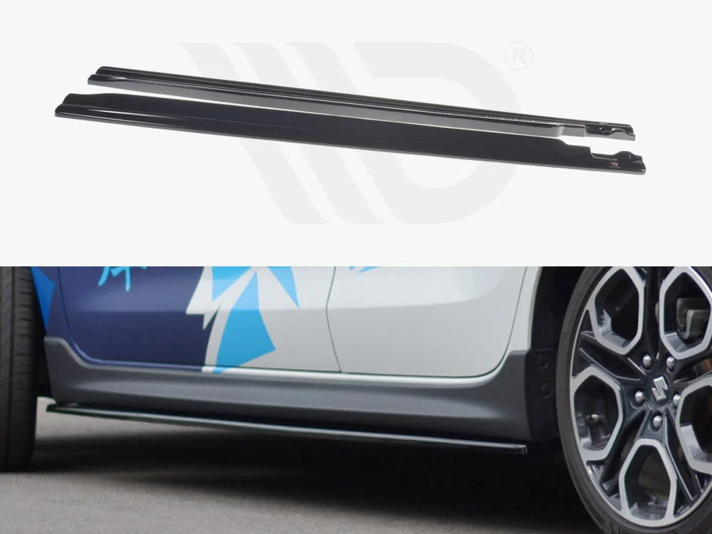 Maxton Design Side Skirts Diffusers Suzuki Swift 6 Sport 2018-