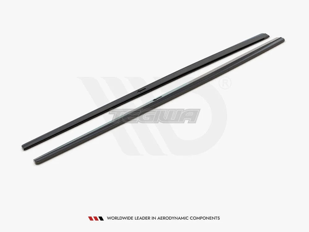 Maxton Design Side Skirts Diffusers V.1 Audi S3 A3 S-line 8V 8V FL Sedan 17-20