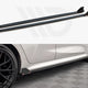 Maxton Design Side Skirts Diffusers V.1 + Flaps Toyota Yaris Mk4