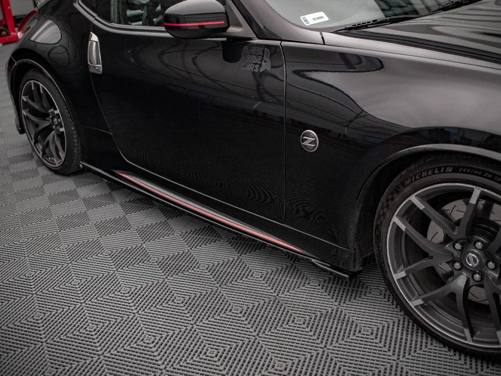 Maxton Design Side Skirts Diffusers V.1 Nissan 370Z Nismo Facelift 12-20