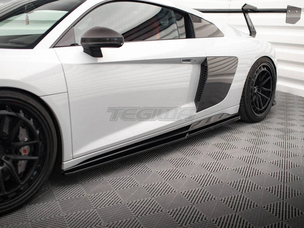 Maxton Design Side Skirts Diffusers V.2 Audi R8 Mk2 Facelift
