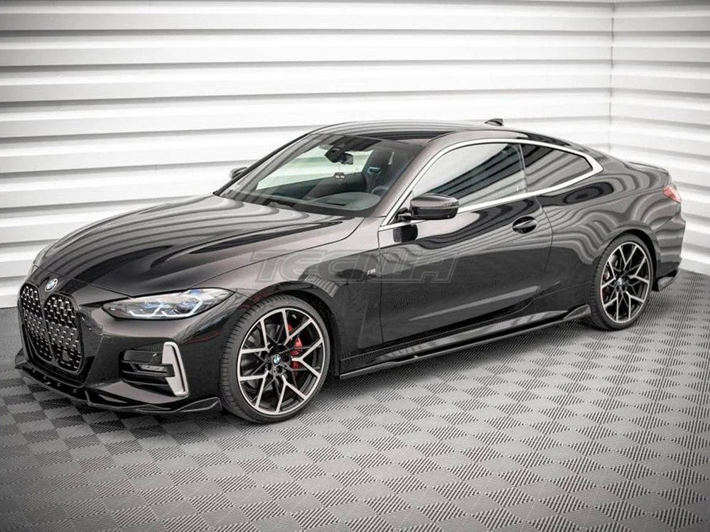 Maxton Design Side Skirts Diffusers V.2 BMW 4-Series M-pack G22 2020-