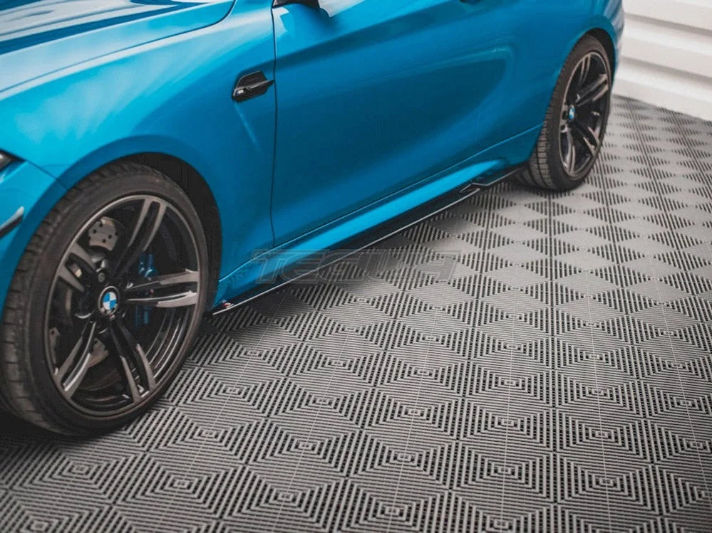 Maxton Design Side Skirts Diffusers V.2 BMW M2 F87 16-20