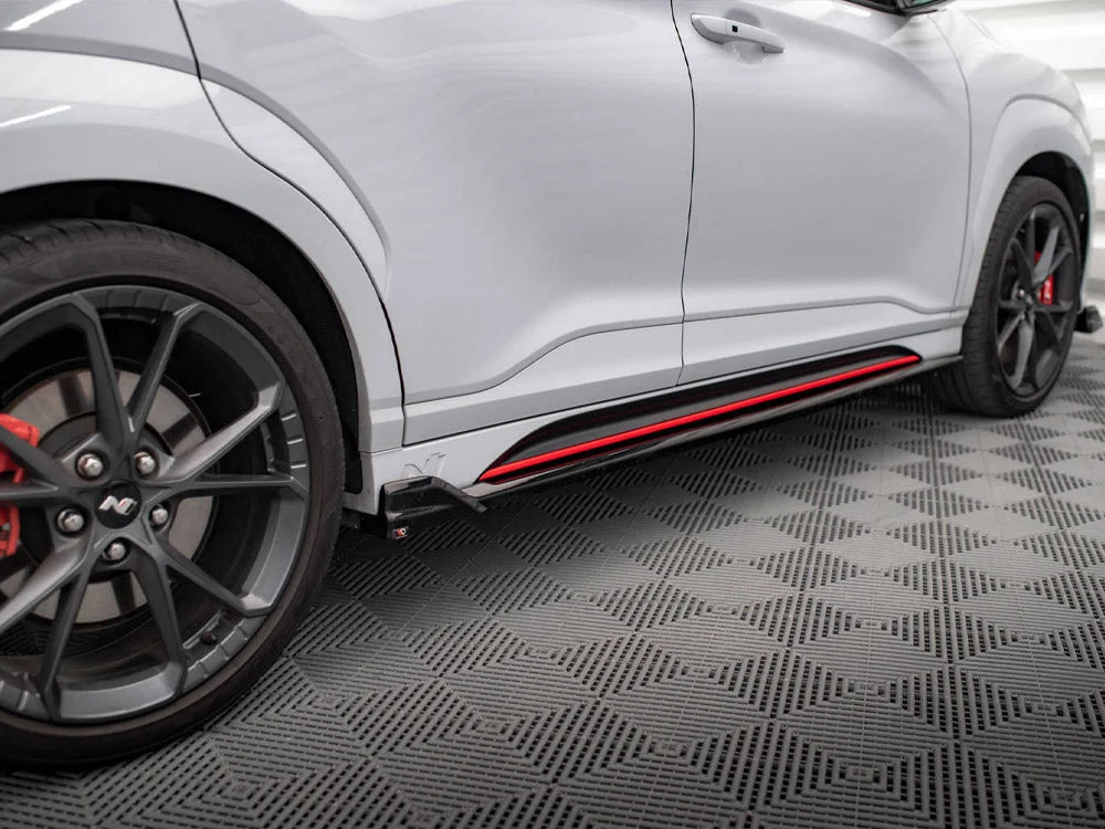 Maxton Design Side Skirts Diffusers V.2 Hyundai Kona N Mk1