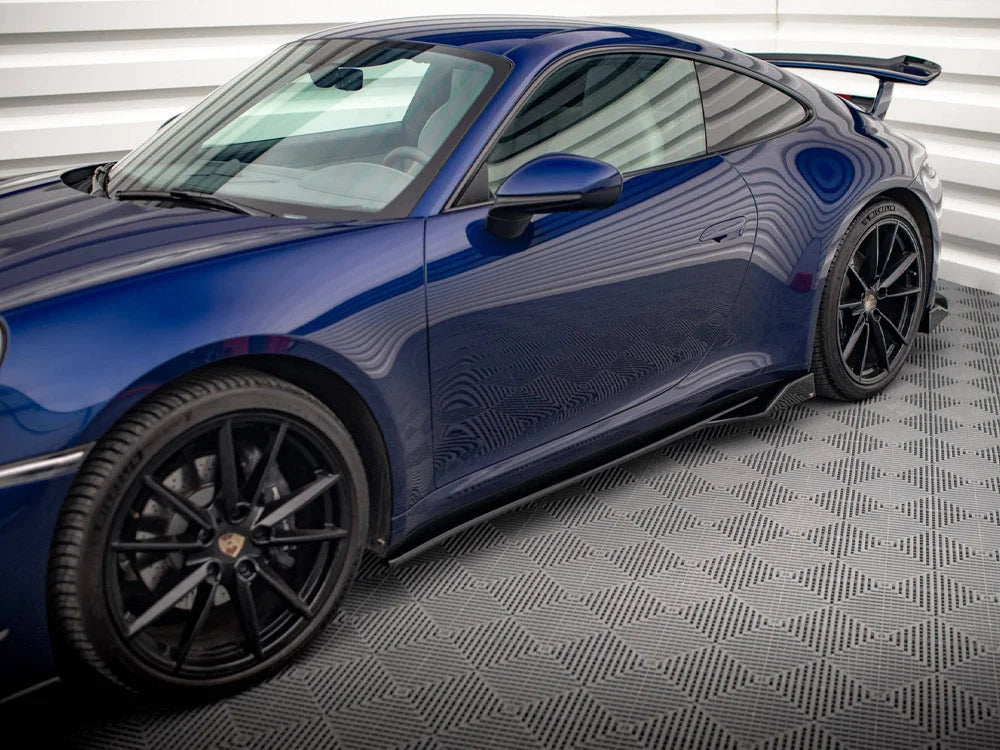 Maxton Design Side Skirts Diffusers V.2 Porsche 911 Carrera Aero 992