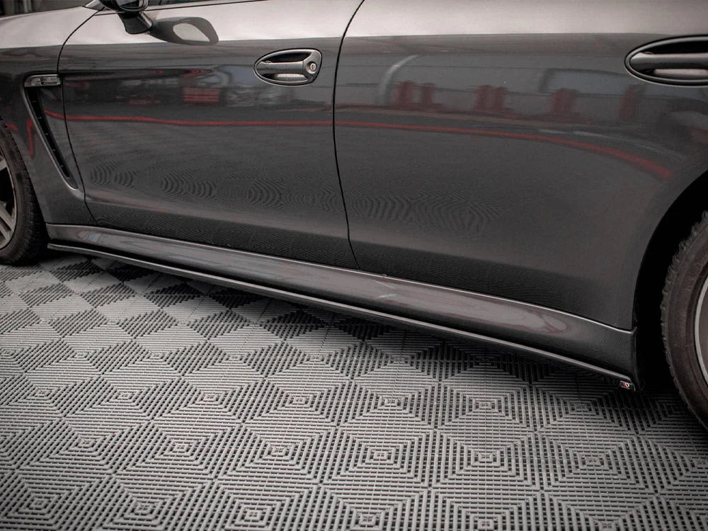 Maxton Design Side Skirts Diffusers V.2 Porsche Panamera Panamera Diesel Panamera Turbo 970