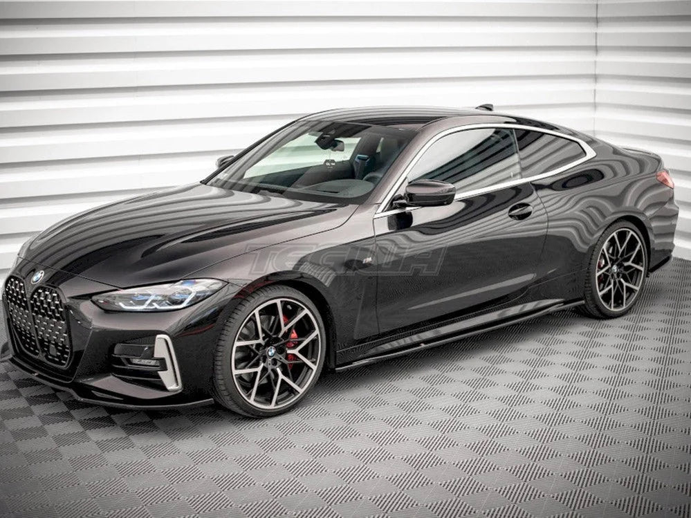 Maxton Design Side Skirts Diffusers V.3 BMW 4-Series M-pack G22 2020-