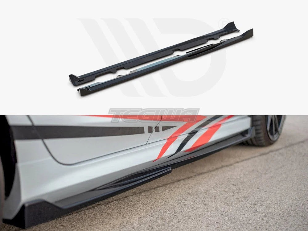 Maxton Design Side Skirts Diffusers V.4 Ford Fiesta MK8 ST ST-Line