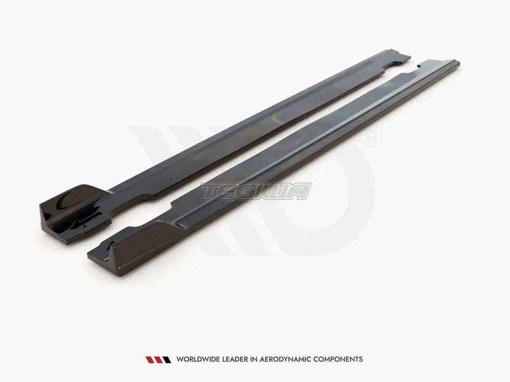 Maxton Design Side Skirts Diffusers V.5 Hyundai I30 N MK3 FL Hatchback Fastback 2017-
