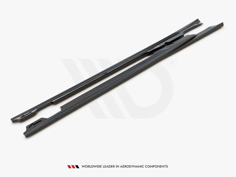 Maxton Design Side Skirts Diffusers V1 Porsche Panamera Turbo 970 Facelift 13-16