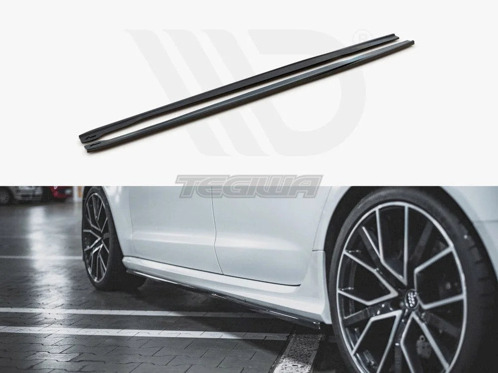 Maxton Design Side Skirts Diffusers V2 Audi RS6 C7 13-17