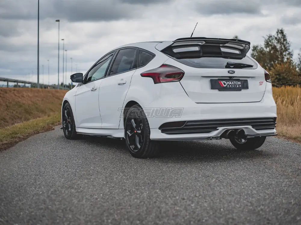 Maxton Design Side Skirts Diffusers V2 Ford Focus ST & RS MK3 16-18