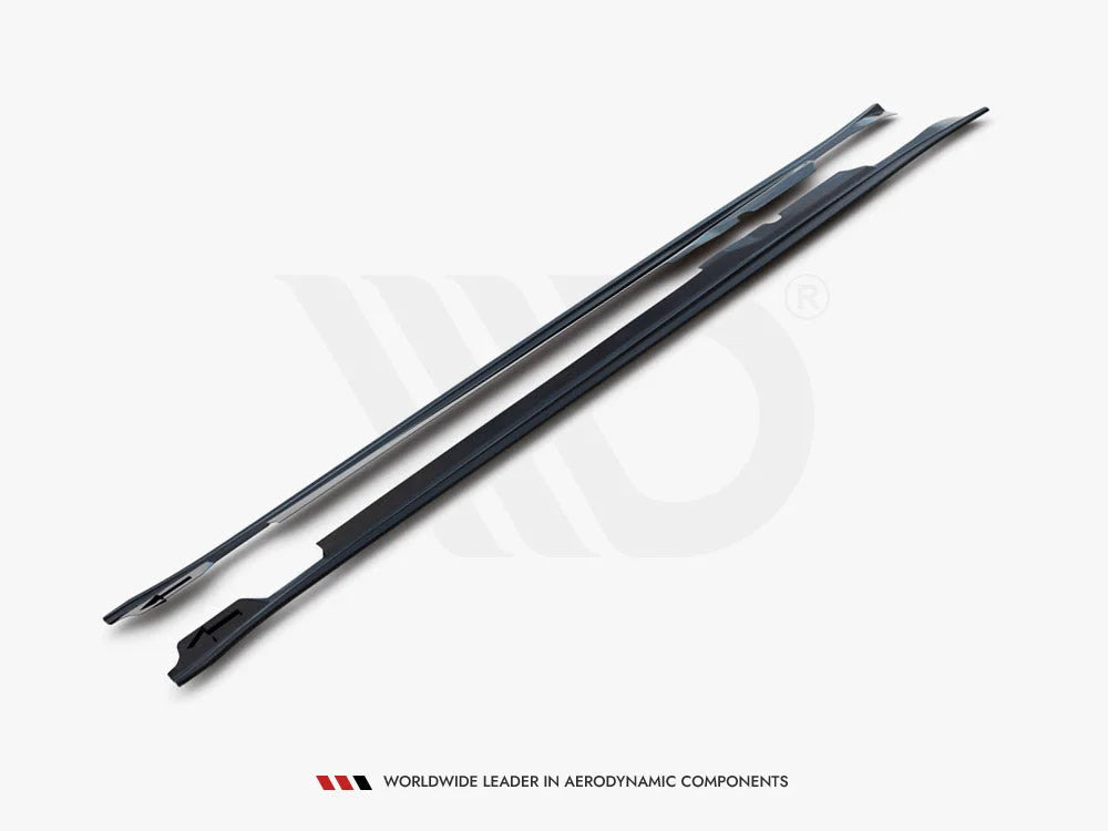 Maxton Design Side Skirts Diffusers V2 Porsche Panamera Turbo 970 Facelift 13-16