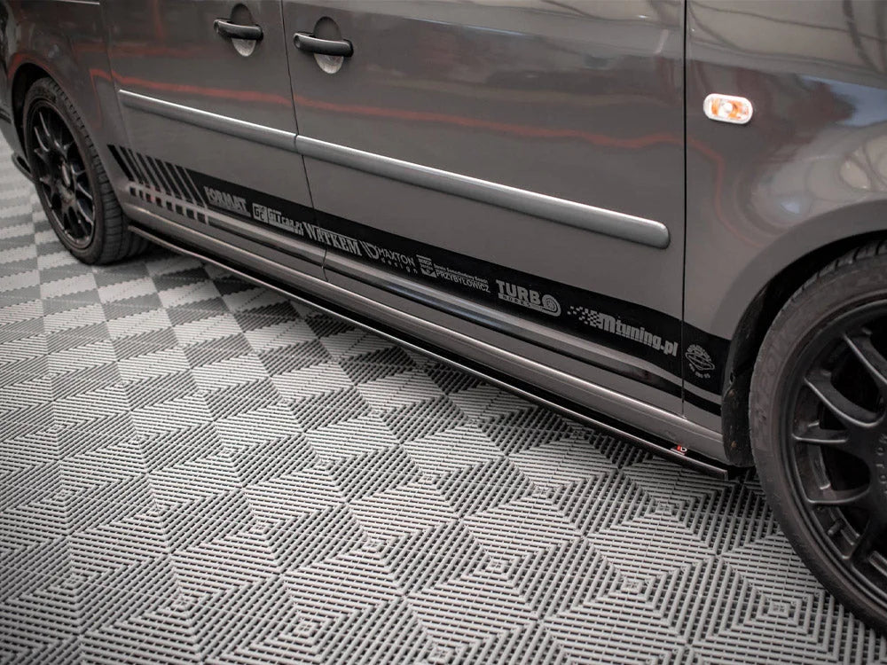 Maxton Design Side Skirts Diffusers Volkswagen Caddy Long MK3 Facelift 10-15
