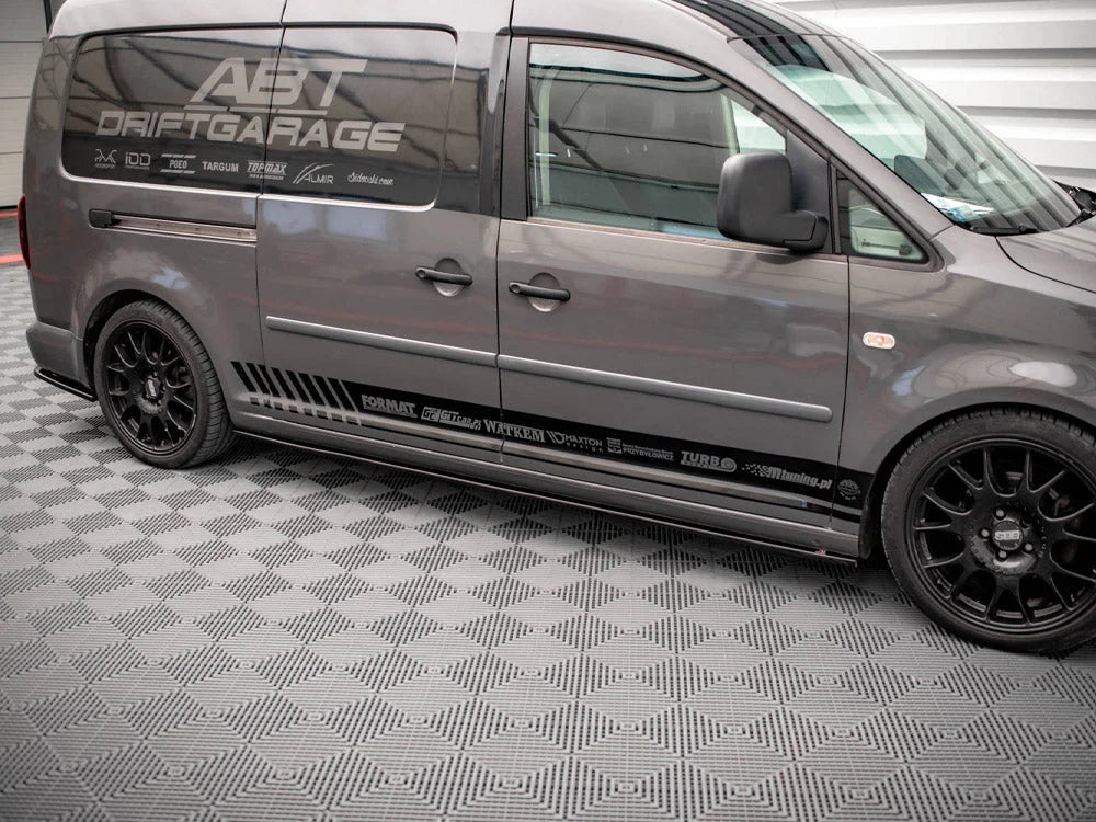 Maxton Design Side Skirts Diffusers Volkswagen Caddy Long MK3 Facelift 10-15