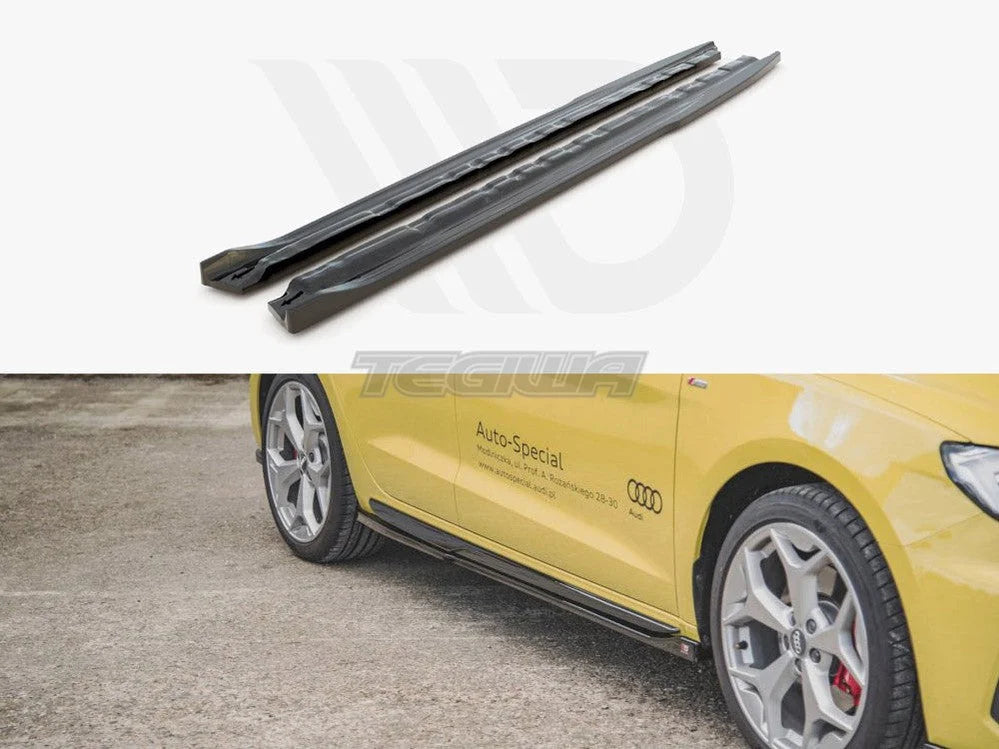 Maxton Design Side Skirts Splitters Audi A1 S-line GB 2018-