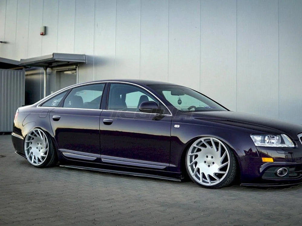 Maxton Design Side Skirts Splitters Audi A6 C6 S-line Pre-facelift 04-08
