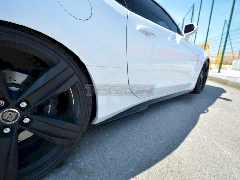 Maxton Design Side Skirts Splitters Chevrolet Camaro 6TH-GEN. Phase-i 2SS Coupe 2016-18