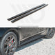 Maxton Design Side Skirts Splitters Fiat 124 Spider Abarth 2017 -
