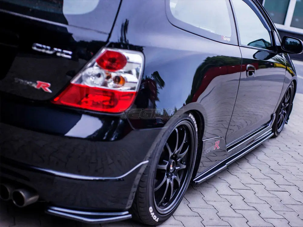 Maxton Design Side Skirts Splitters Honda Civic EP3 MK7 Type-r s Facelift 03-06