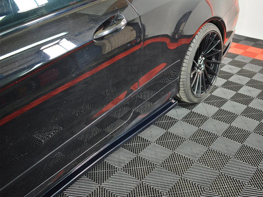 Maxton Design Side Skirts Splitters Mercedes-benz E-class W207 Coupe AMG Line 09-12