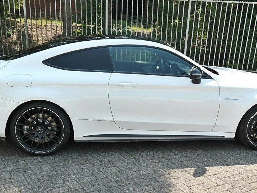 Maxton Design Side Skirts Splitters Mercedes C 205 63 AMG Coupe 15-18