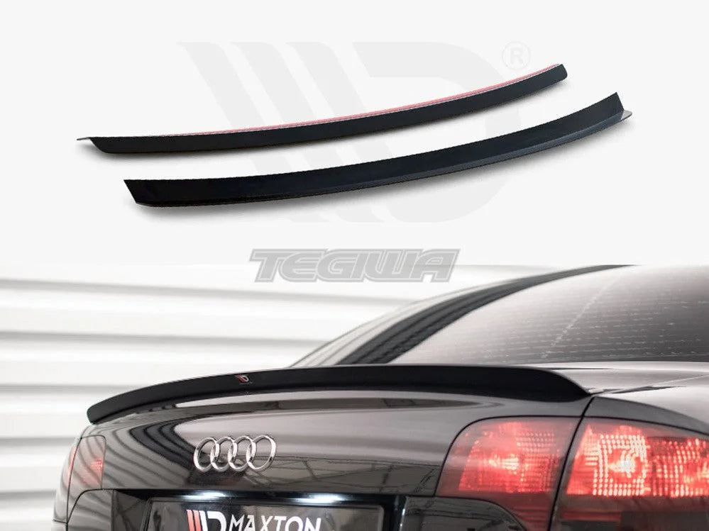 Maxton Design Spoiler CAP Audi A4 Sedan S-Line B7