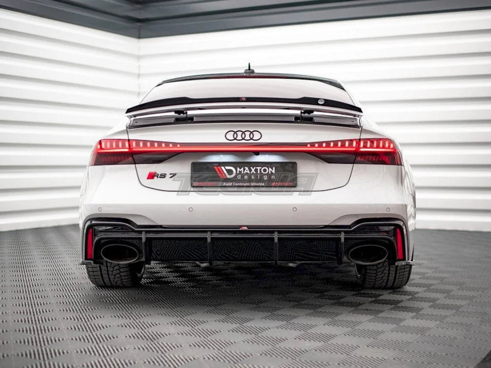 Maxton Design Spoiler CAP Audi A7 C8 S-line C8 S-line S7 C8 RS7 C8 2017-