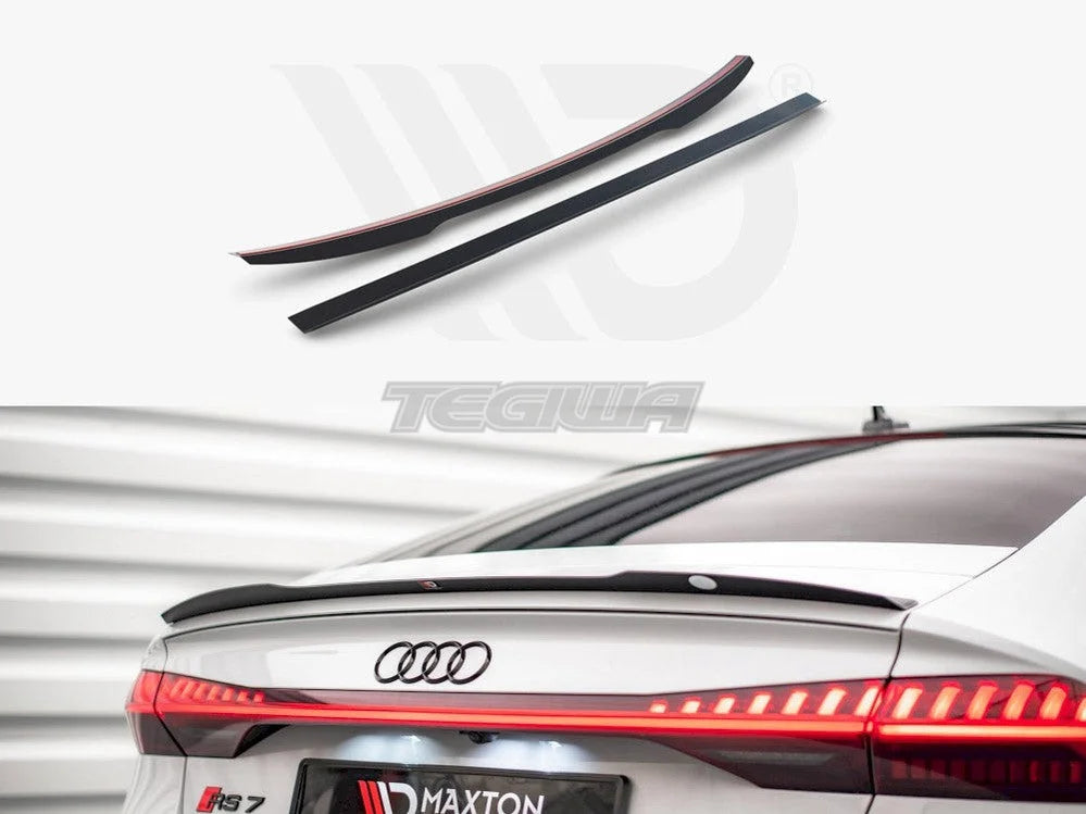 Maxton Design Spoiler CAP Audi A7 C8 S-line C8 S-line S7 C8 RS7 C8 2017-